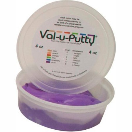 FABRICATION ENTERPRISES Val-u-Putty Exercise Putty, Plum, X-Firm, 4 Ounce 739891